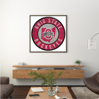 Ohio State University - Full Round Drill Diamond Painting 50*50CM