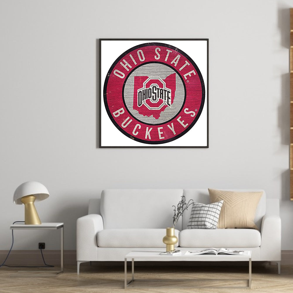 Ohio State University - Full Round Drill Diamond Painting 50*50CM