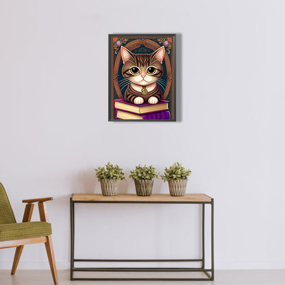 Kitten - Full Round Drill Diamond Painting 30*40CM