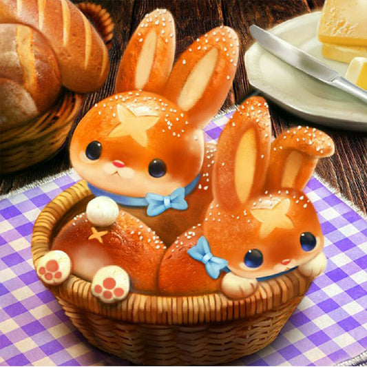 Dessert Animals - Full Square Drill Diamond Painting 30*30CM