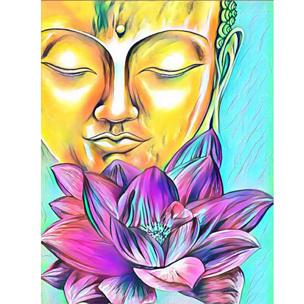 Buddha Statue - Full Round Drill Diamond Painting 40*50CM