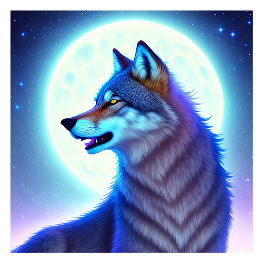 Wolf - Full Round Drill Diamond Painting 30*30CM