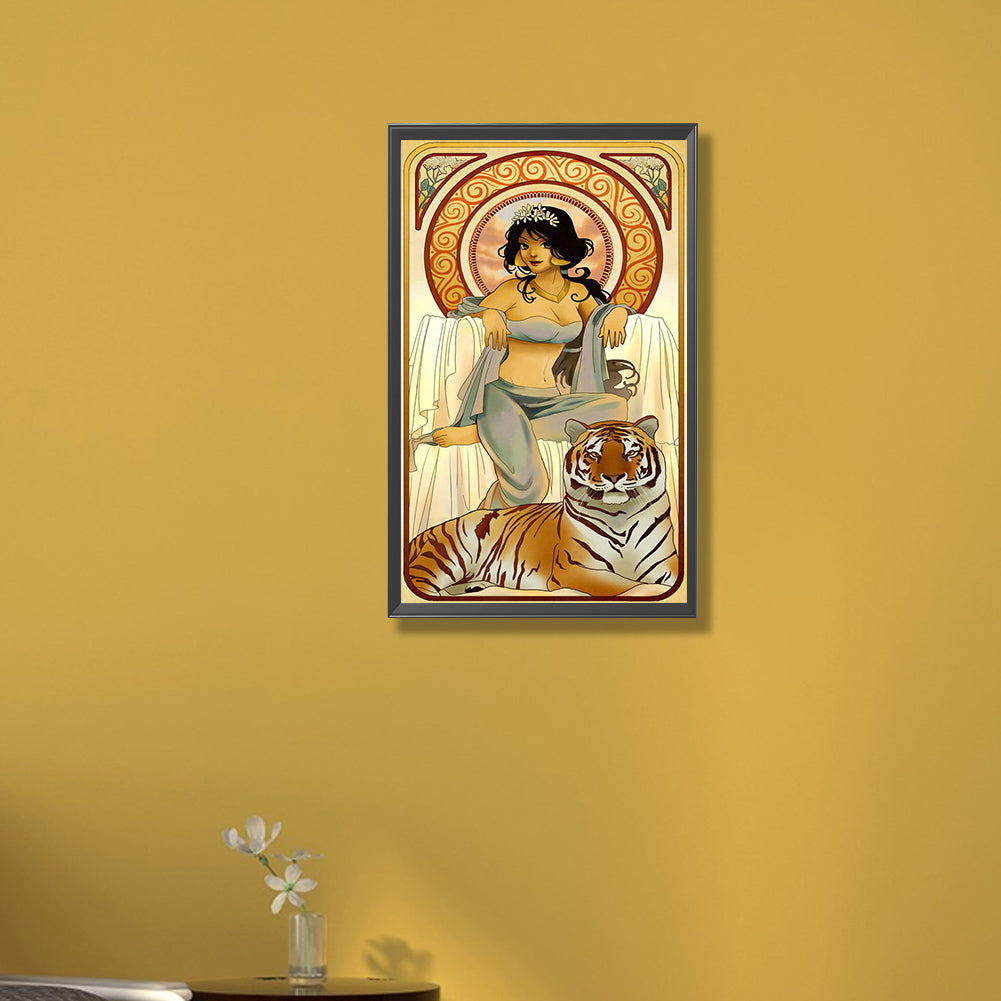 Princess Jasmine - Full Round Drill Diamond Painting 30*50CM