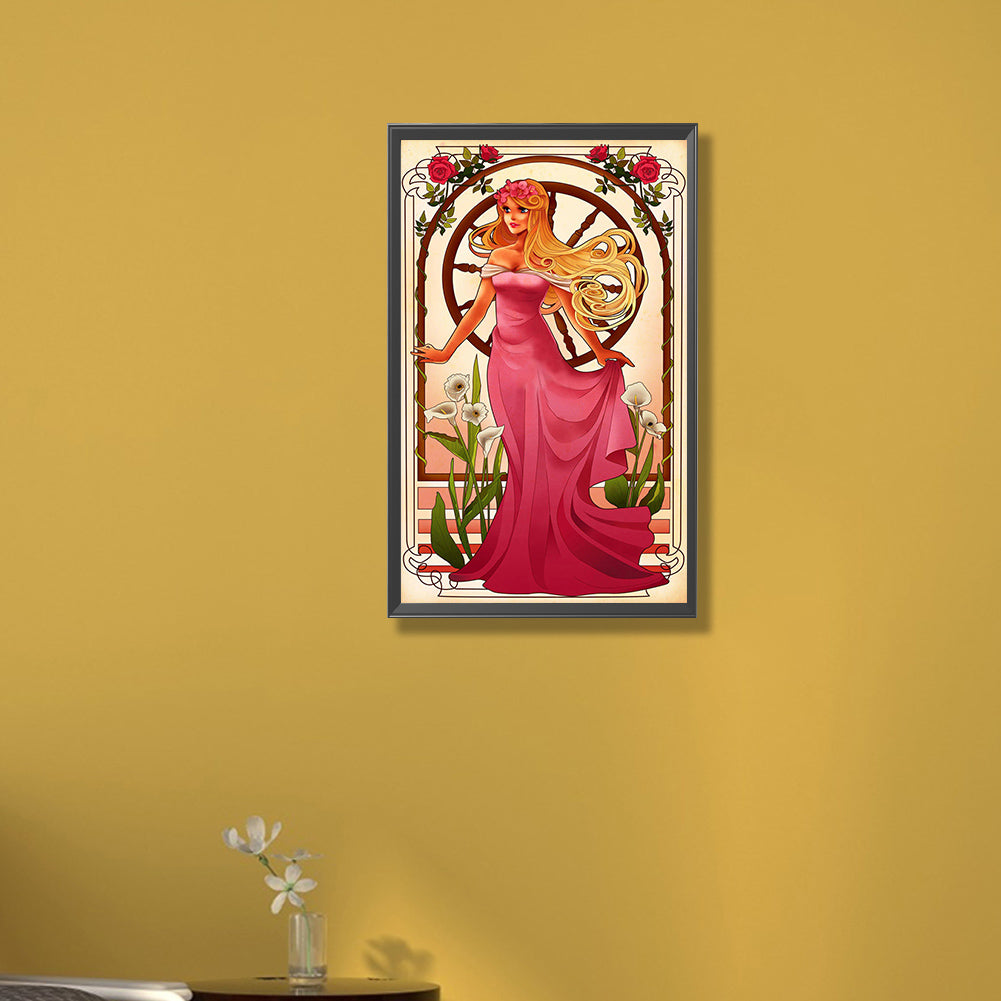 Princess Aurora - Full Round Drill Diamond Painting 30*50CM