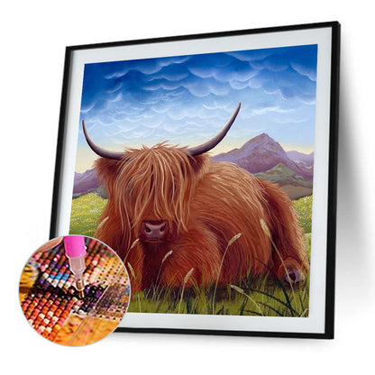 Highland Yak - Full Square Drill Diamond Painting 50*50CM