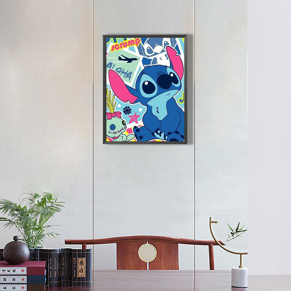 Stitch - Full Round Drill Diamond Painting 30*40CM