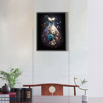 Dream Wedding Dress - Full Round Drill Diamond Painting 30*40CM