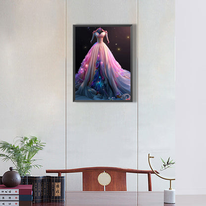 Dream Wedding Dress - Full Round Drill Diamond Painting 30*40CM