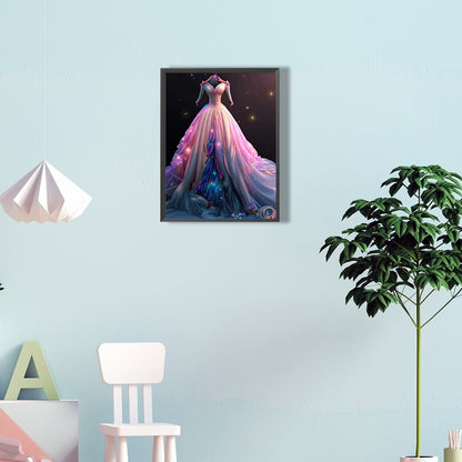 Dream Wedding Dress - Full Round Drill Diamond Painting 30*40CM