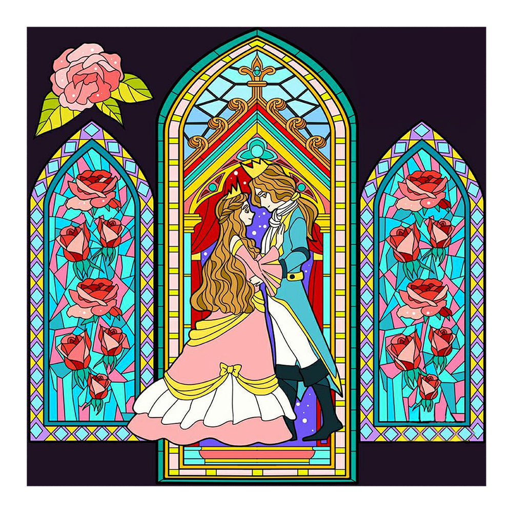 Beauty And The Beast - Full Round Drill Diamond Painting 50*50CM