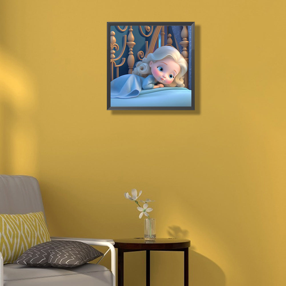 Princess Aisha Cartoon Version - Full Round Drill Diamond Painting 30*30CM