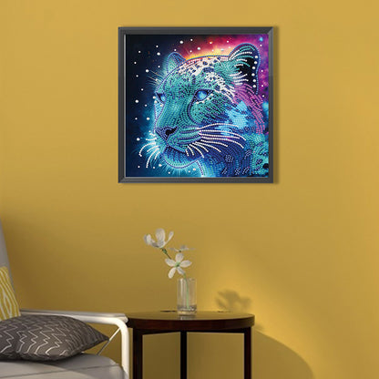 Color Leopard - Special Shaped Drill Diamond Painting 30*30CM