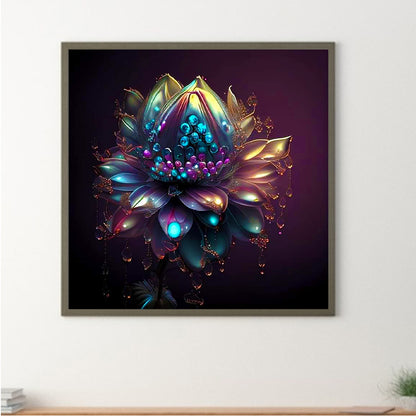Crystal Flower - Full Round Drill Diamond Painting 30*30CM