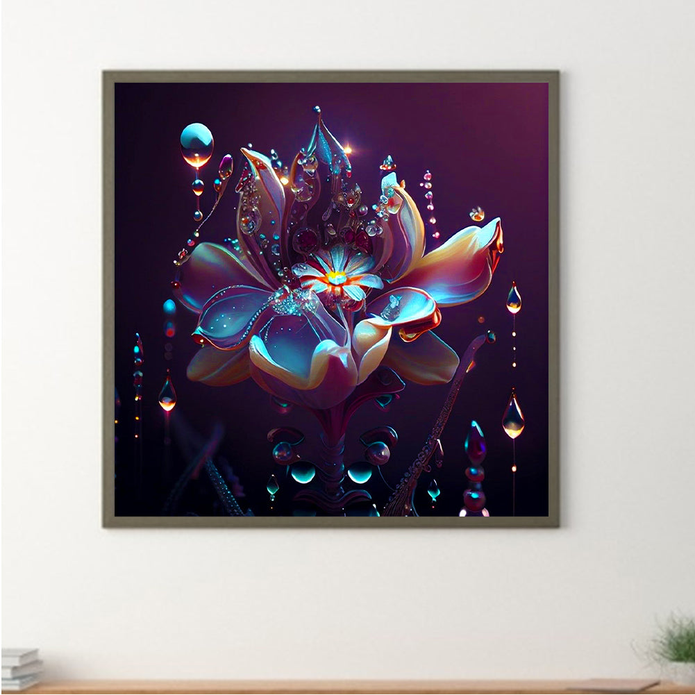 Crystal Flower - Full Round Drill Diamond Painting 30*30CM
