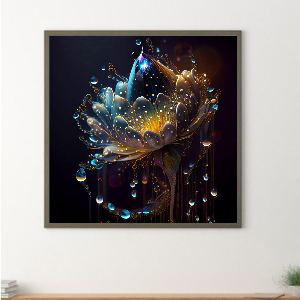 Crystal Flower - Full Round Drill Diamond Painting 30*30CM