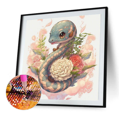Snake - Full Round Drill Diamond Painting 30*30CM