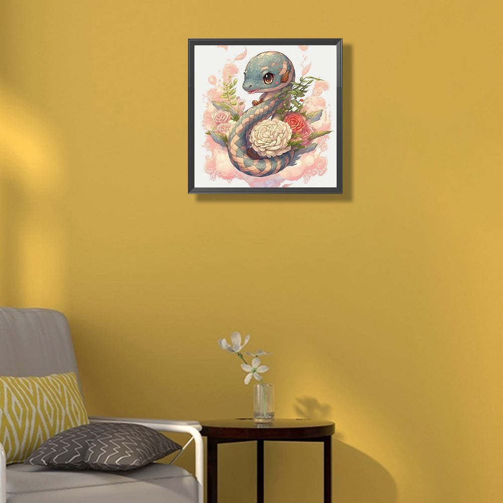 Snake - Full Round Drill Diamond Painting 30*30CM