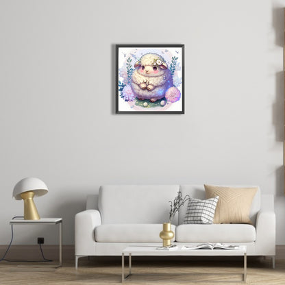 Sheep-O630*30cm(canvas) full-round drill diamond painting