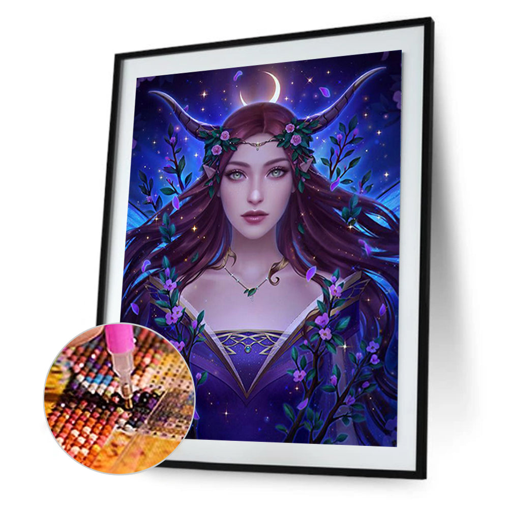 Goddess - Full Round Drill Diamond Painting 30*40CM