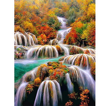 Fall - Full Round Drill Diamond Painting 40*50CM