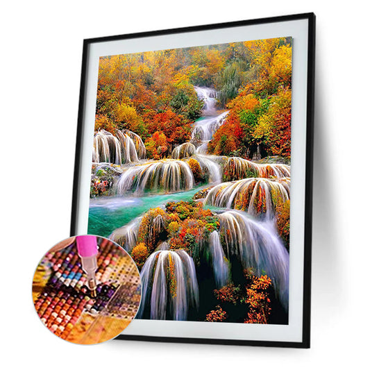 Fall - Full Round Drill Diamond Painting 40*50CM