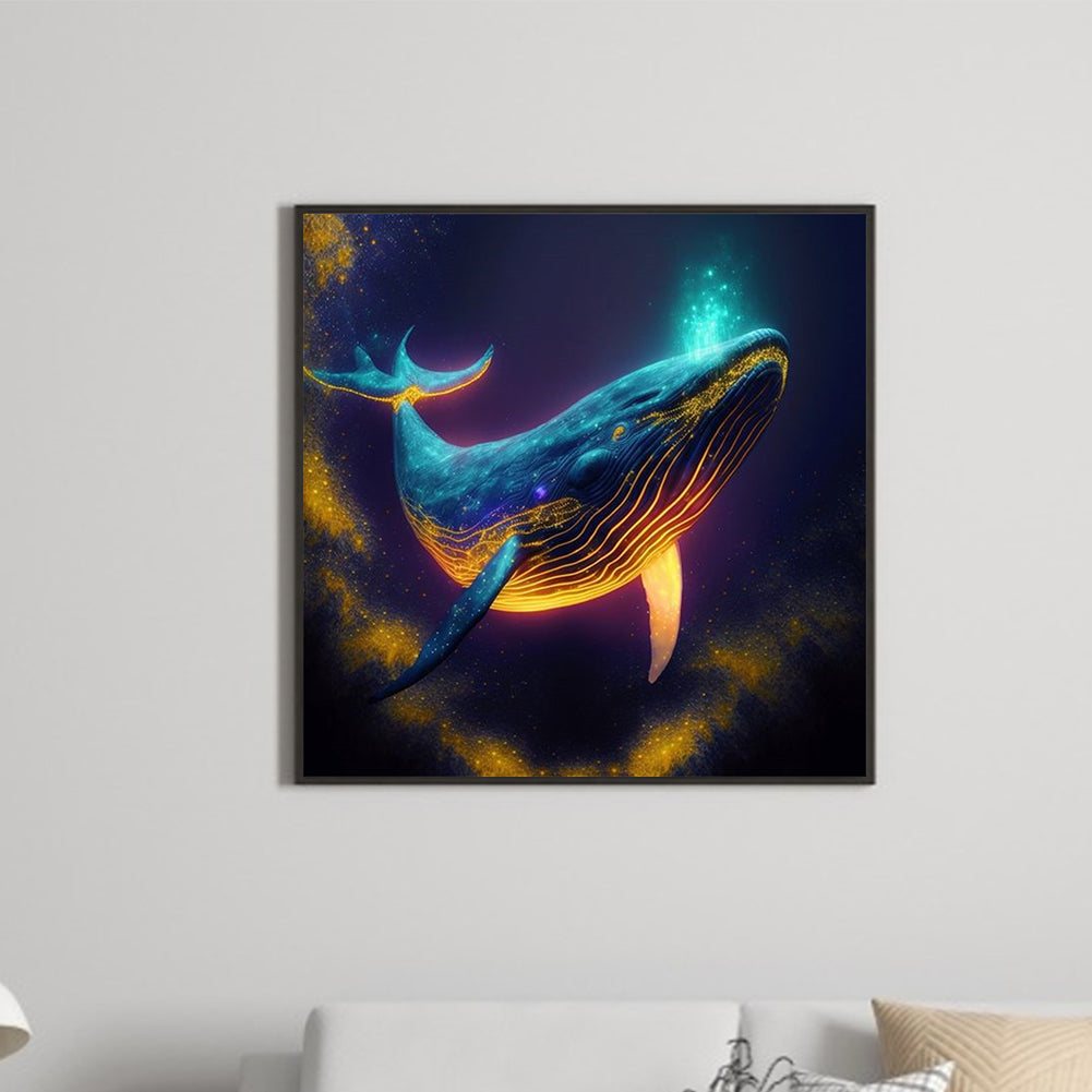 Whale - Full Square Drill Diamond Painting 30*30CM