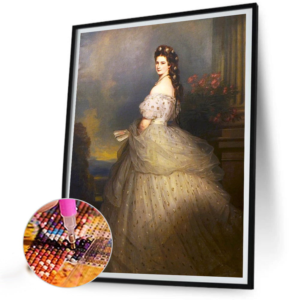 Elizabeth 40*50Ccm(canvas) full round drill diamond painting