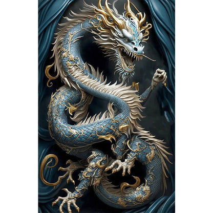 Ferocious Dragon - Full Square Drill Diamond Painting 45*70CM