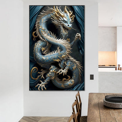 Ferocious Dragon - Full Square Drill Diamond Painting 45*70CM