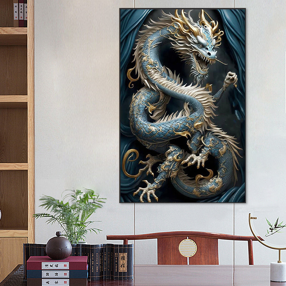Ferocious Dragon - Full Square Drill Diamond Painting 45*70CM