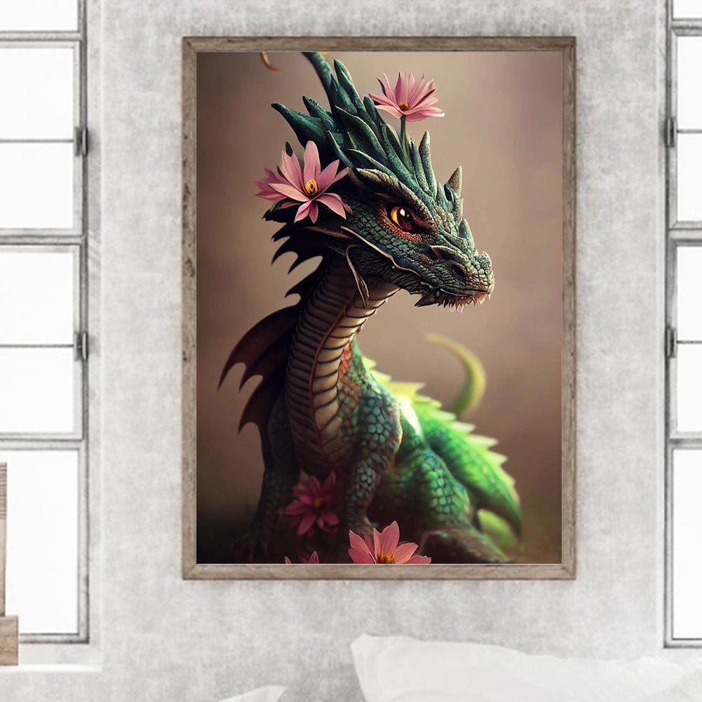 Pterosaur 30*40Ccm(canvas) full round drill diamond painting