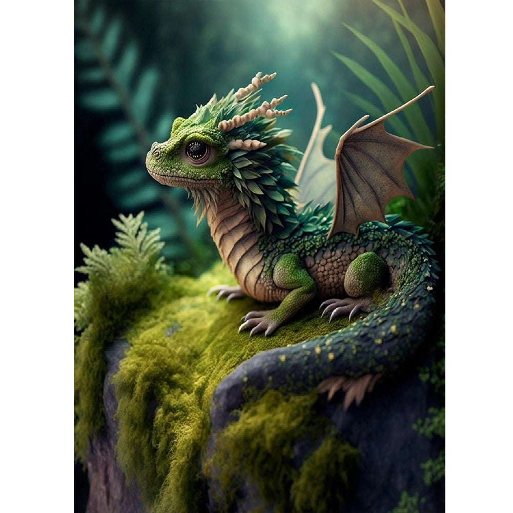 Pterosaur 30*40Ccm(canvas) full round drill diamond painting
