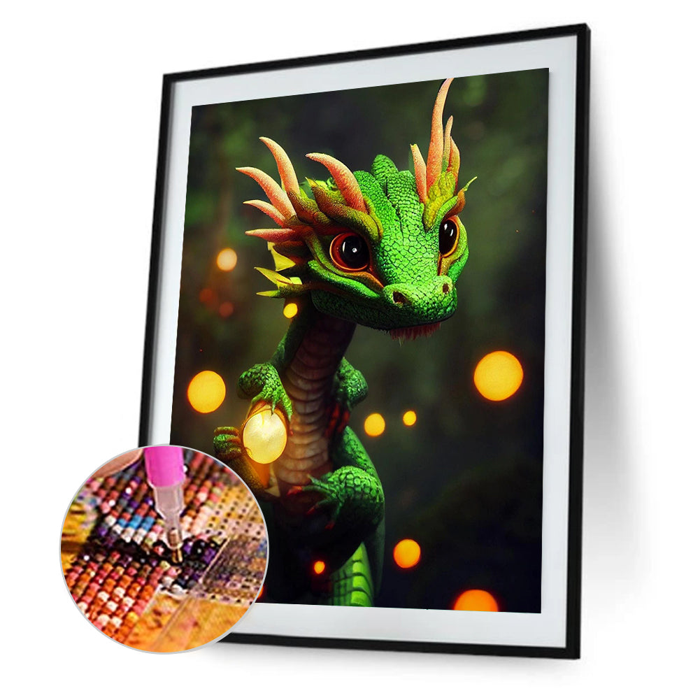 Pterosaur 30*40Ccm(canvas) full round drill diamond painting