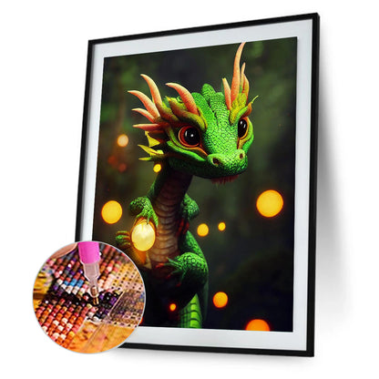 Pterosaur 30*40Ccm(canvas) full round drill diamond painting