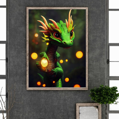Pterosaur 30*40Ccm(canvas) full round drill diamond painting
