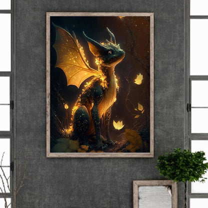 Pterosaur 30*40Ccm(canvas) full round drill diamond painting
