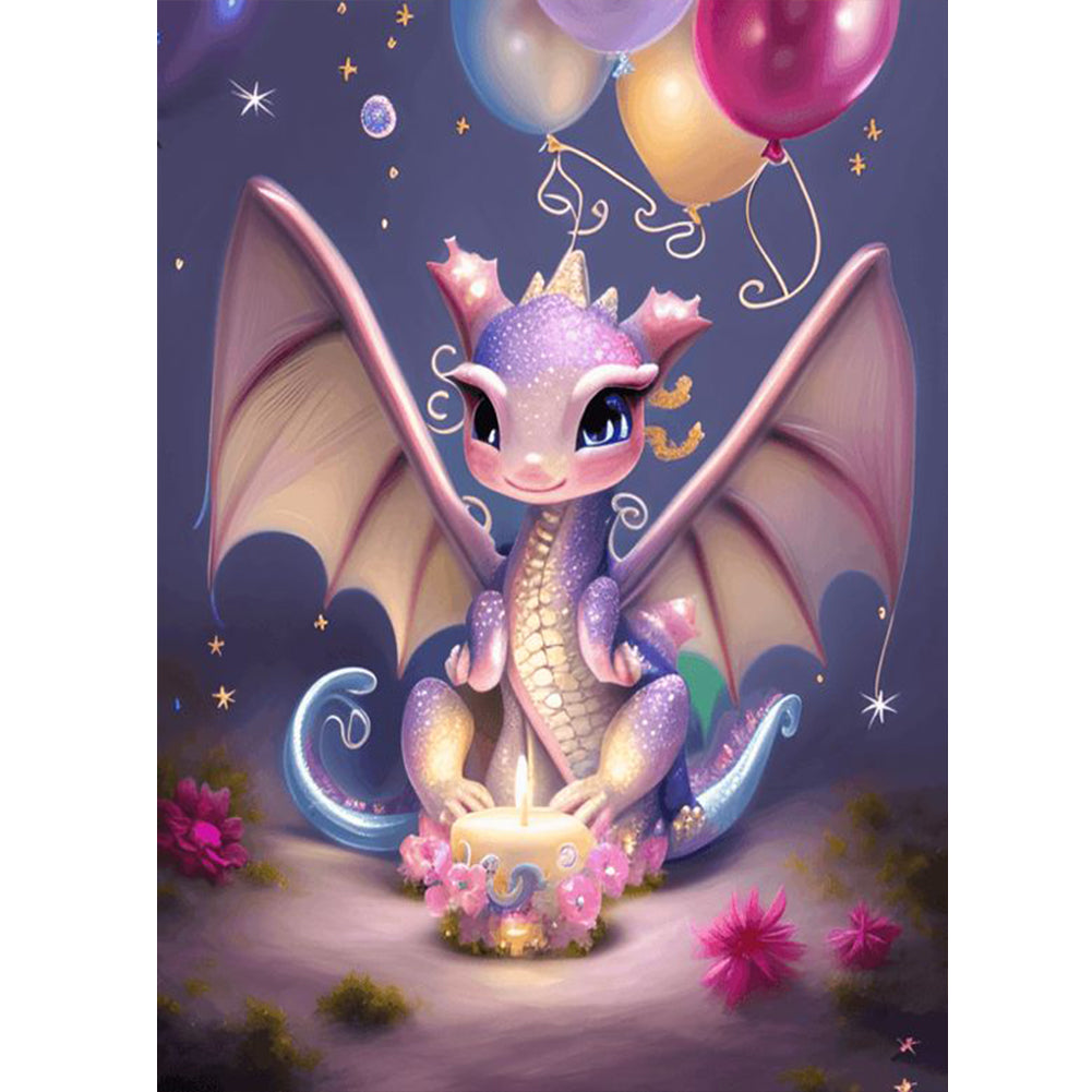 Pterosaur 30*40Ccm(canvas) full round drill diamond painting