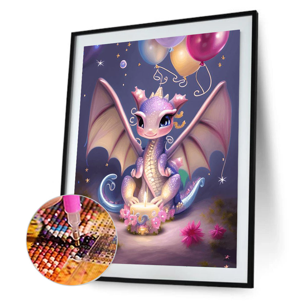 Pterosaur 30*40Ccm(canvas) full round drill diamond painting