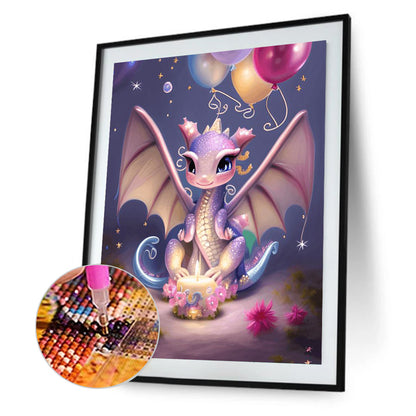 Pterosaur 30*40Ccm(canvas) full round drill diamond painting