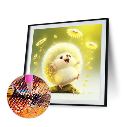 Happy Little Hedgehog 30*30Ccm(canvas) full round drill diamond painting