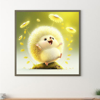 Happy Little Hedgehog 30*30Ccm(canvas) full round drill diamond painting