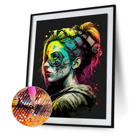 Personalized Makeup 30*40Ccm(canvas) full round drill diamond painting