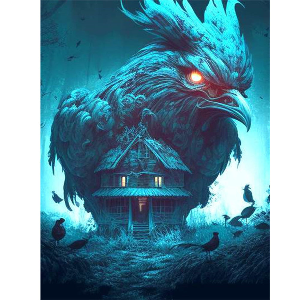 Animal Haunted House - Chicken - Full Square Drill Diamond Painting 30*40CM