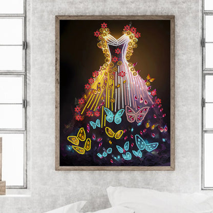 Dream Wedding Dress - Special Shaped Drill Diamond Painting 30*40CM