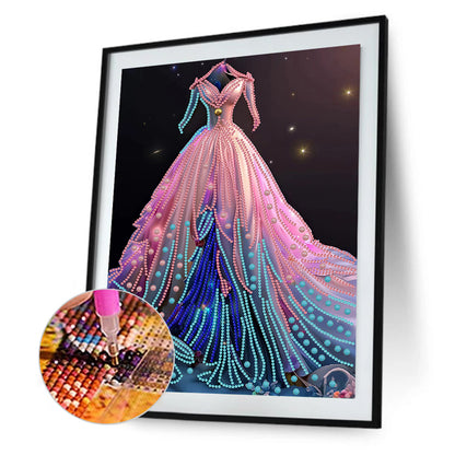 Dream Wedding Dress - Special Shaped Drill Diamond Painting 30*40CM