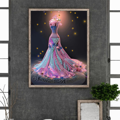 Dream Wedding Dress - Special Shaped Drill Diamond Painting 30*40CM