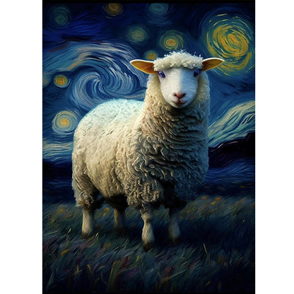 Star Sheep 30*40Ccm(canvas) full round drill diamond painting