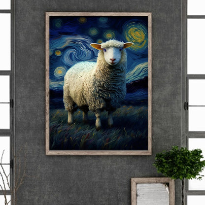 Star Sheep 30*40Ccm(canvas) full round drill diamond painting