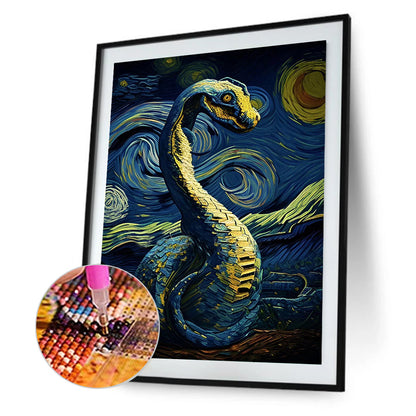 Star Snake 30*40Ccm(canvas) full round drill diamond painting