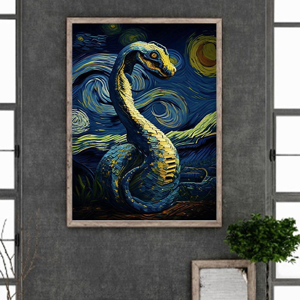 Star Snake 30*40Ccm(canvas) full round drill diamond painting